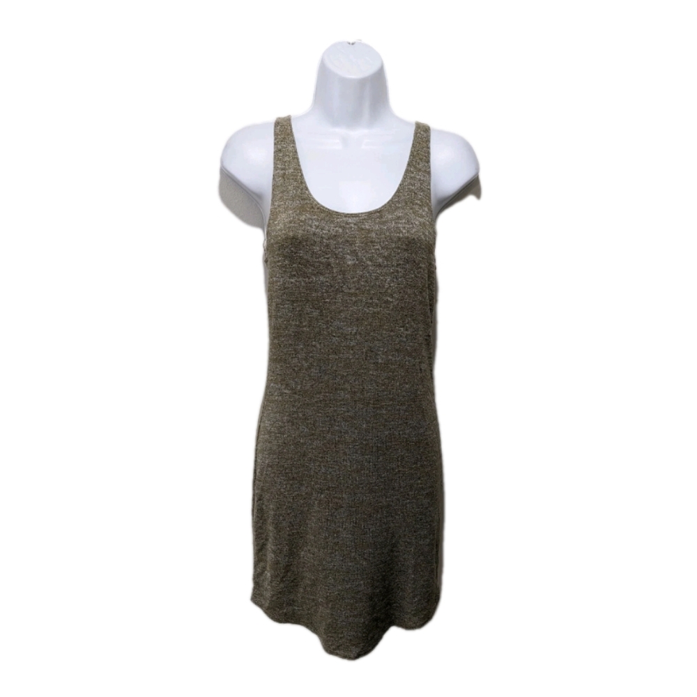 NWT Wilfred Free Hansen Dress S Tank Top Mini Dress City Brown #drs5.7